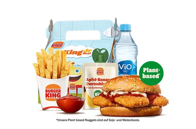King Jr.® Meal Plant-based Ketchup Nugget Burger