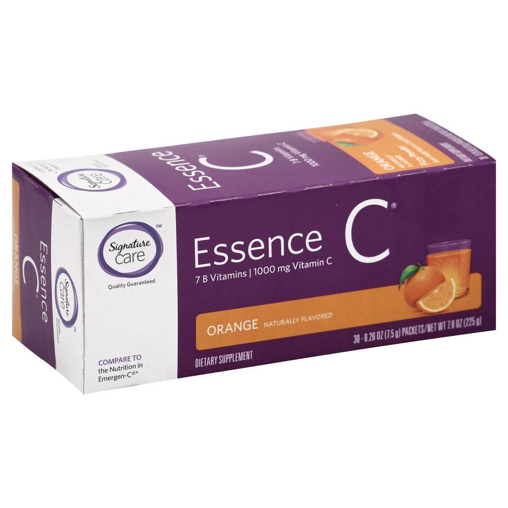 Signature Care Essence Vitamin C 1000 mg Fizzy Powder (30 ct)