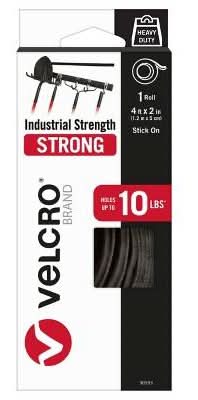 Velcro Industrial Strength Fasteners Tape, 4ft X 2in