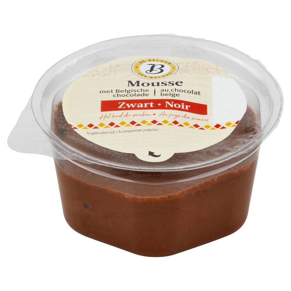 Les Belges Mousse au Chocolat Belge Noir 75 g