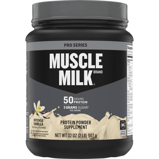 Muscle Milk Pro Series Protein Powder Intense Vanilla (32 oz)