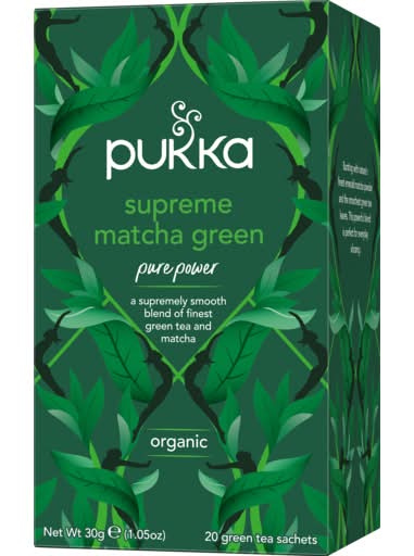 Pukka Herbs Organic Supreme Matcha Green Tea Bags (30g, 20 pack)