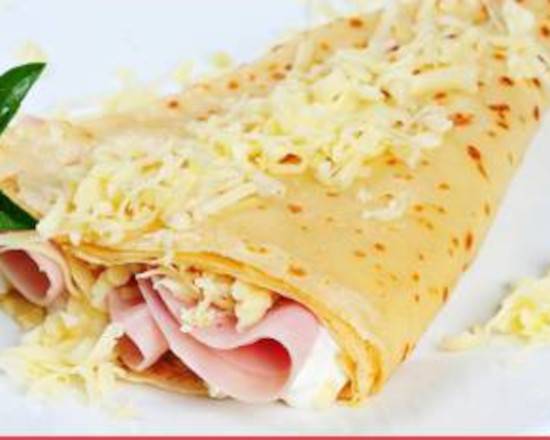 Crepa de queso y jamón