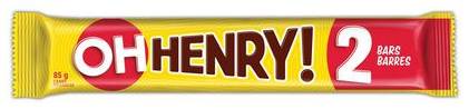 Oh Henry! Chocolatey King Size Candy Bar (85 g, 2 ct)