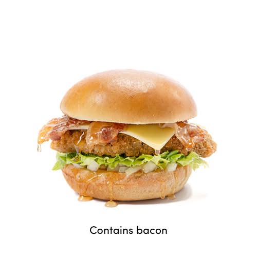 NEW! Hot Honey Crispy Chicken & Bacon Sandwich