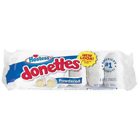 Hostess Donettes Powdered Mini Donuts (6 ct)