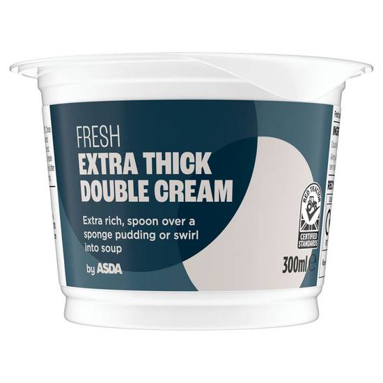 Asda Extra Thick Fresh Double Cream 300ml