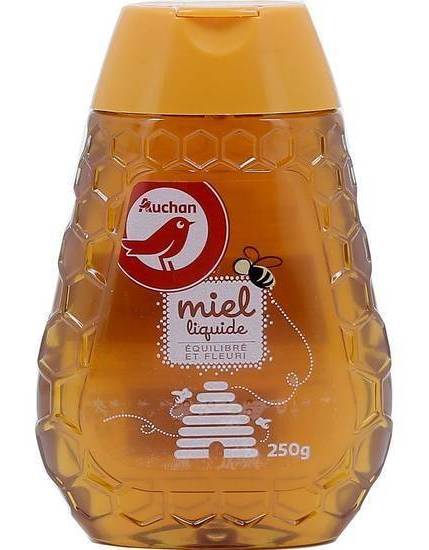 Miel de fleurs - auchan - 250g e