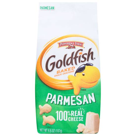 Pepperidge Farm Goldfish Crackers Baked Snack Parmesan