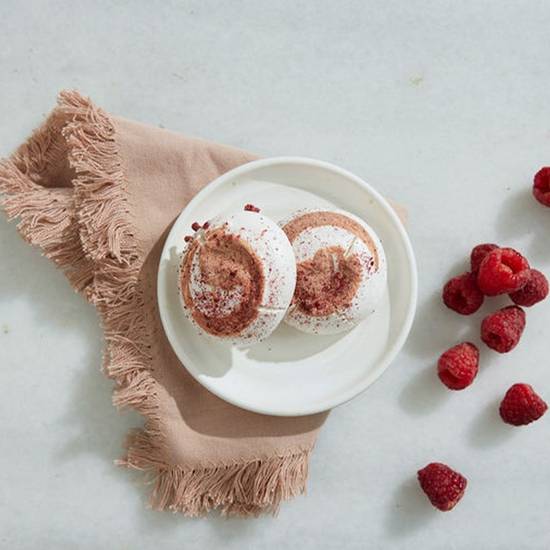 Raspberry Yogurt Meringue Cloud (GF)