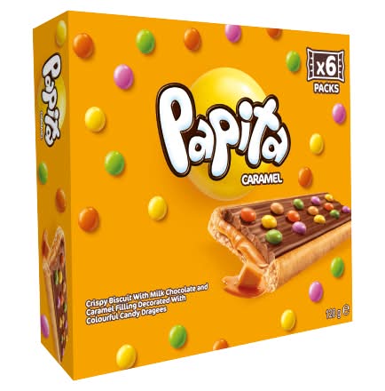 Papita Caramel, Crispy Biscuit (6 pack)