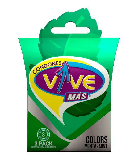 Preservativos Vive Colors 3s