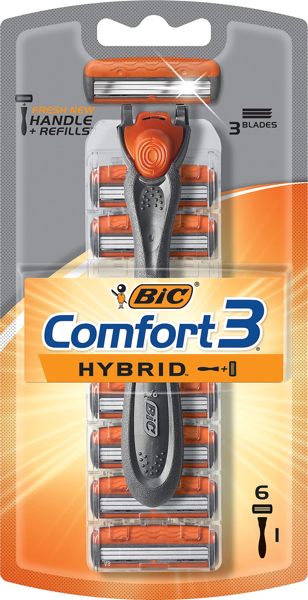 BiC Hybrid Comfort 3 Razor (3.2 oz)