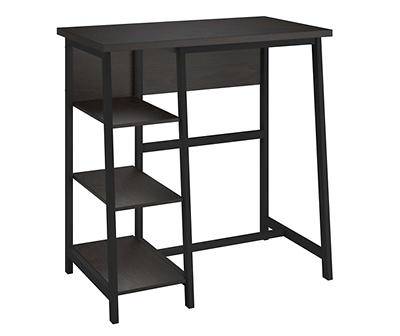 Ameriwood Coleton Espresso Standing Pedestal Computer Desk