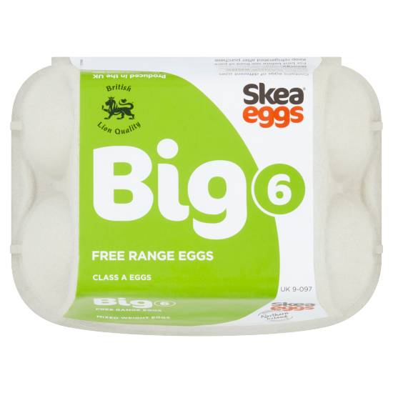Skea Eggs Big Free Range Eggs (6 ct)