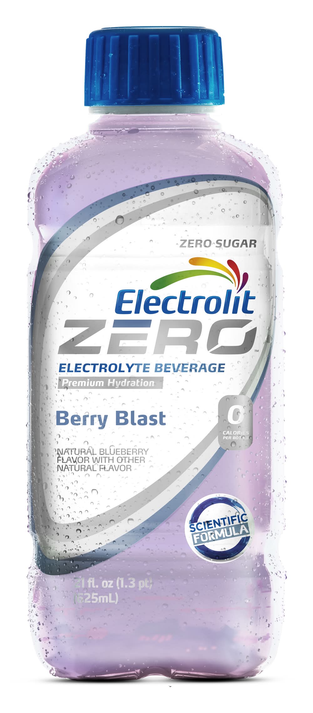 Electrolit Zero Sugar Electrolyte Drink, Berry Blast (12 x 21 fl oz)