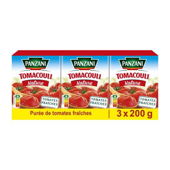Panzani - Sauce tomacouli nature (3 pièces)