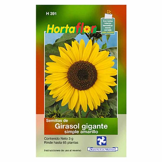 Hortaflor semillas de girasol gigante (3 g)