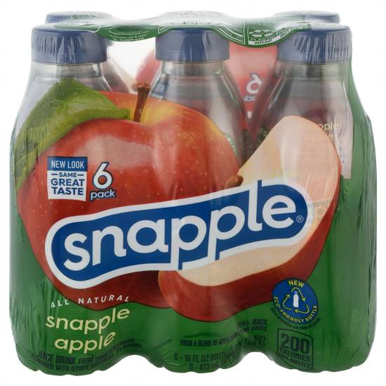 Snapple Apple Juice Drink (6 pack, 16 fl oz)