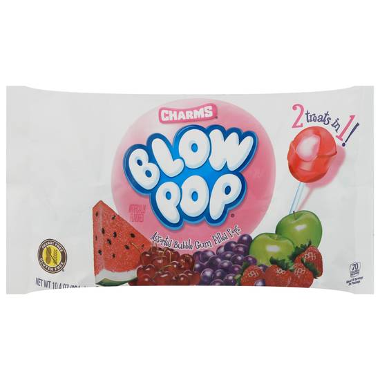 Charms Blow Pop Assorted Bubble Gum Pops