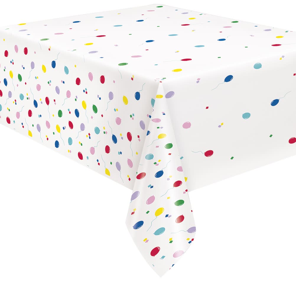 Plastic Table Cover 54in x 84in - Vibrant