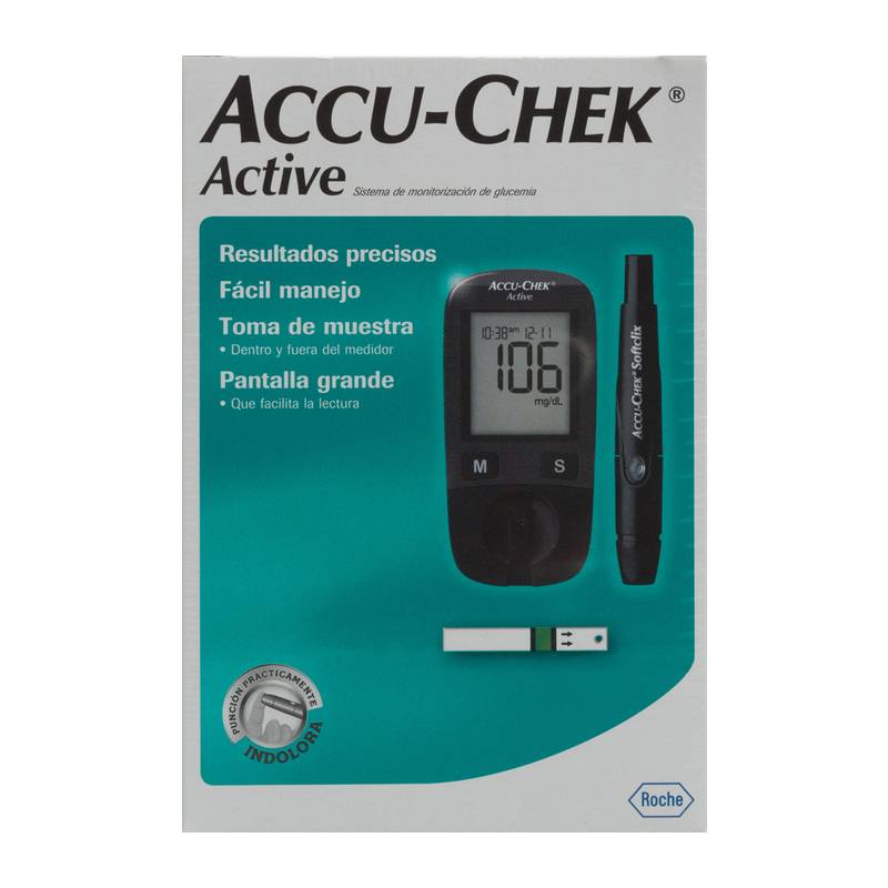 Accu-chek active sistema de monitorización de glucosa (1 pieza)
