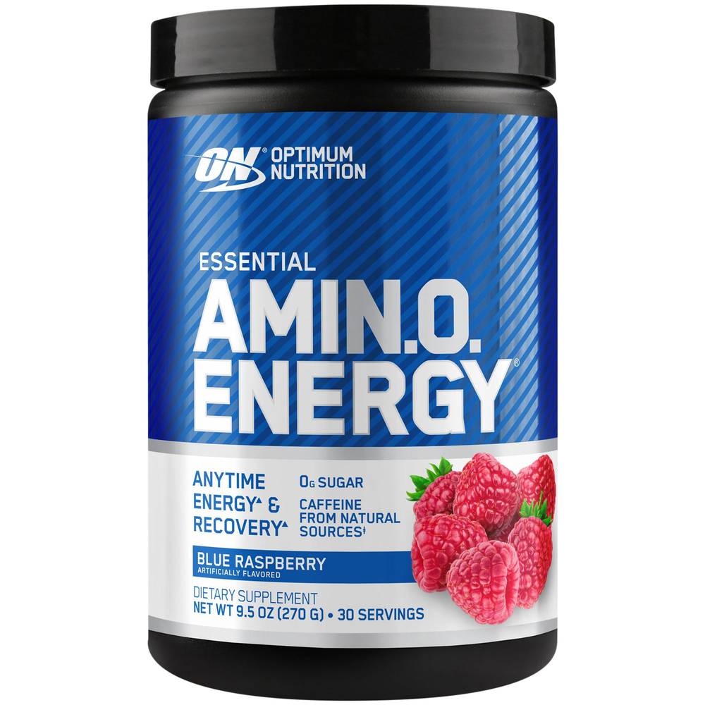 Essential Amin.O. Energy – Blue Raspberry (9.5 Oz./30 Servings)