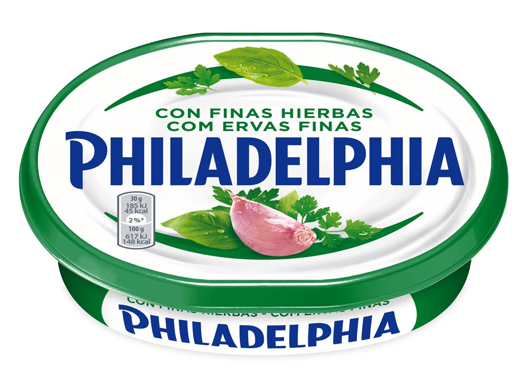 Philadelphia  - Queijo creme de ervas finas, embalagem de 150g