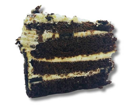 Oreo delight cake slice