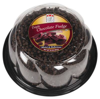 Café Valley Triple Fudge Cake, Chocolate (20 oz)