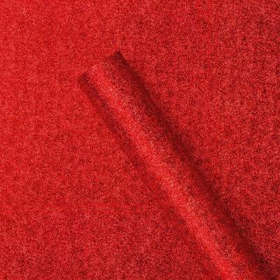 Wondershop Glittered Christmas Gift Wrap, 20 sq ft, Red