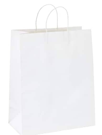 Celebrate It Glossy Paper Bag, X-Large, White