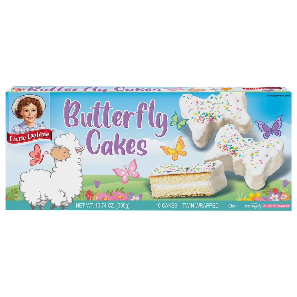 Little Debbie Creme Filled Butterfly Cakes (10 ct)