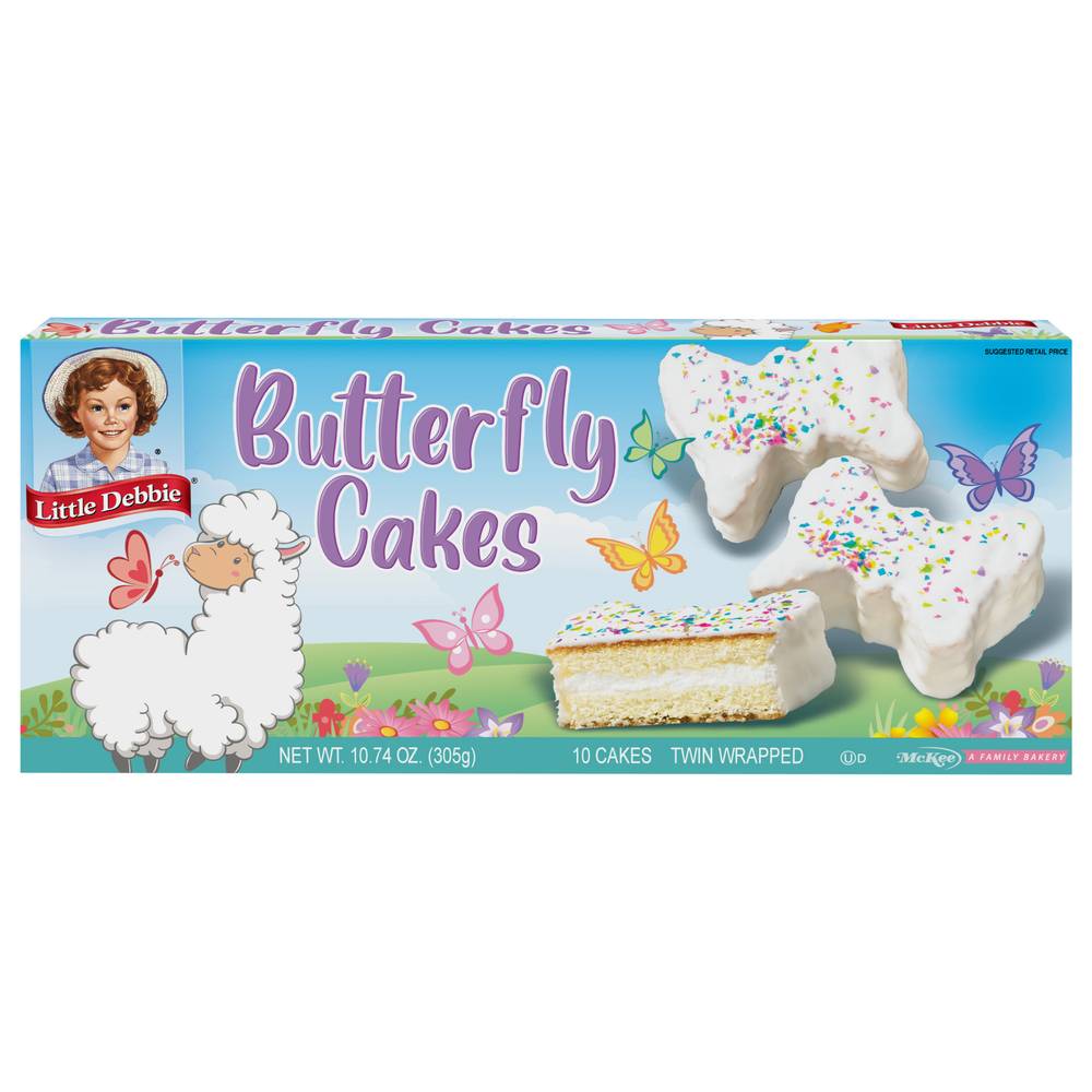 Little Debbie Creme Filled Butterfly Cakes (10.74 oz)