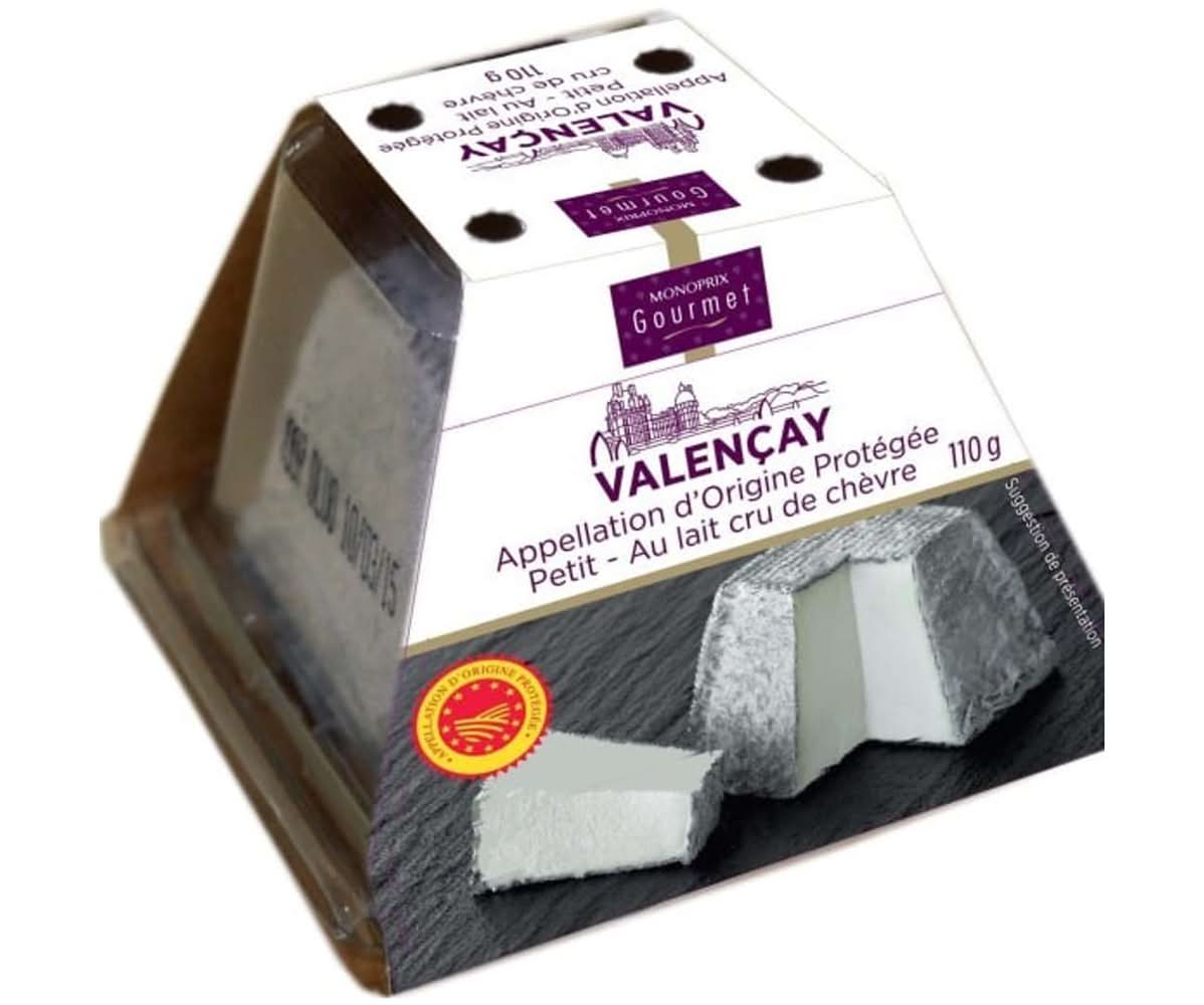 Monoprix - Valençay fromage au lait cru de chèvre (110g)