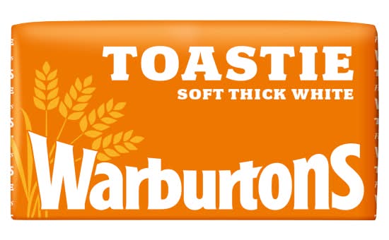 Warburtons Toastie Soft Thick White Bread (800g)