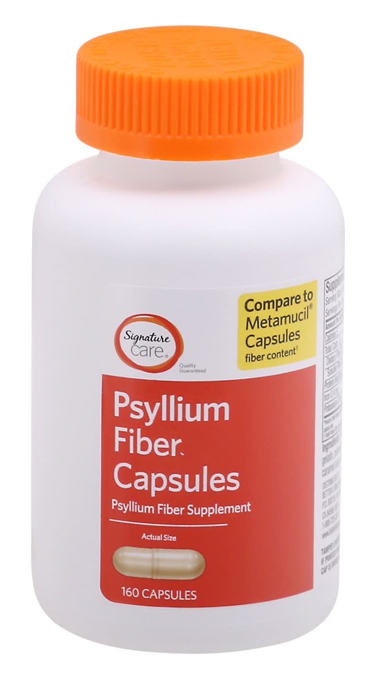 Signature Care Psyllium Fiber Supplement (5.7 oz)