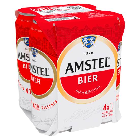 Amstel Amstel Lager Beer (4 ct, 1760 ml)