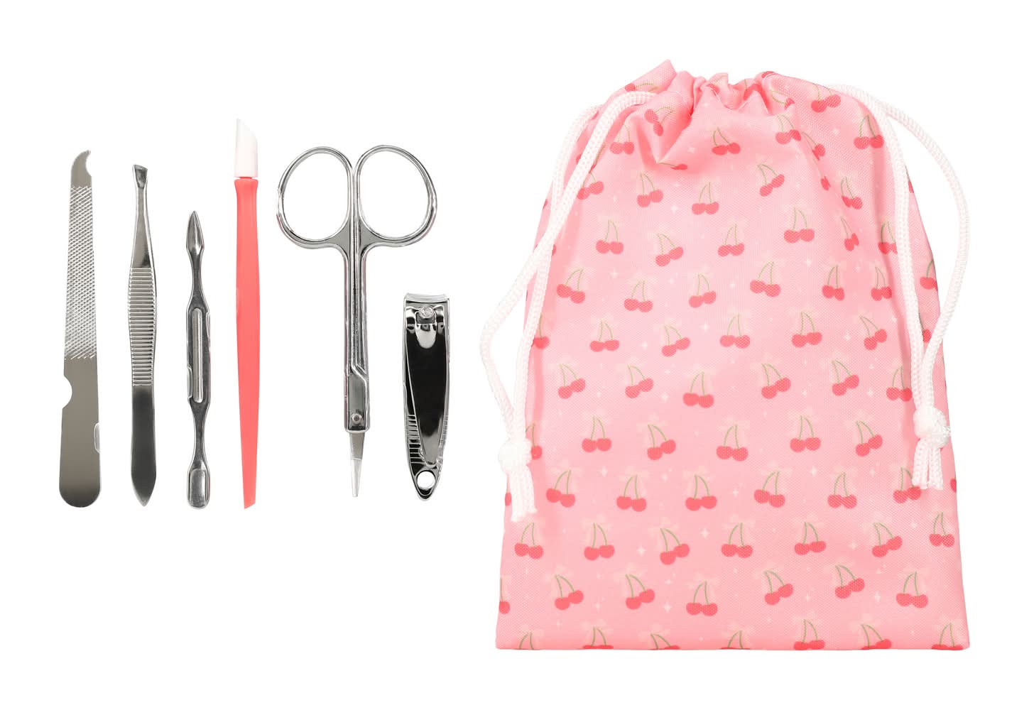 Danielle Creations® Manicure Set With Travel Bag Cherries