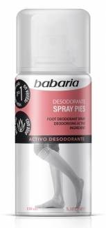 Desodorante spray pies controla la sudoración y la humedad Babaria 150 ml.