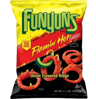 Funyuns Flamin Hot Rings, Onion (6 oz)