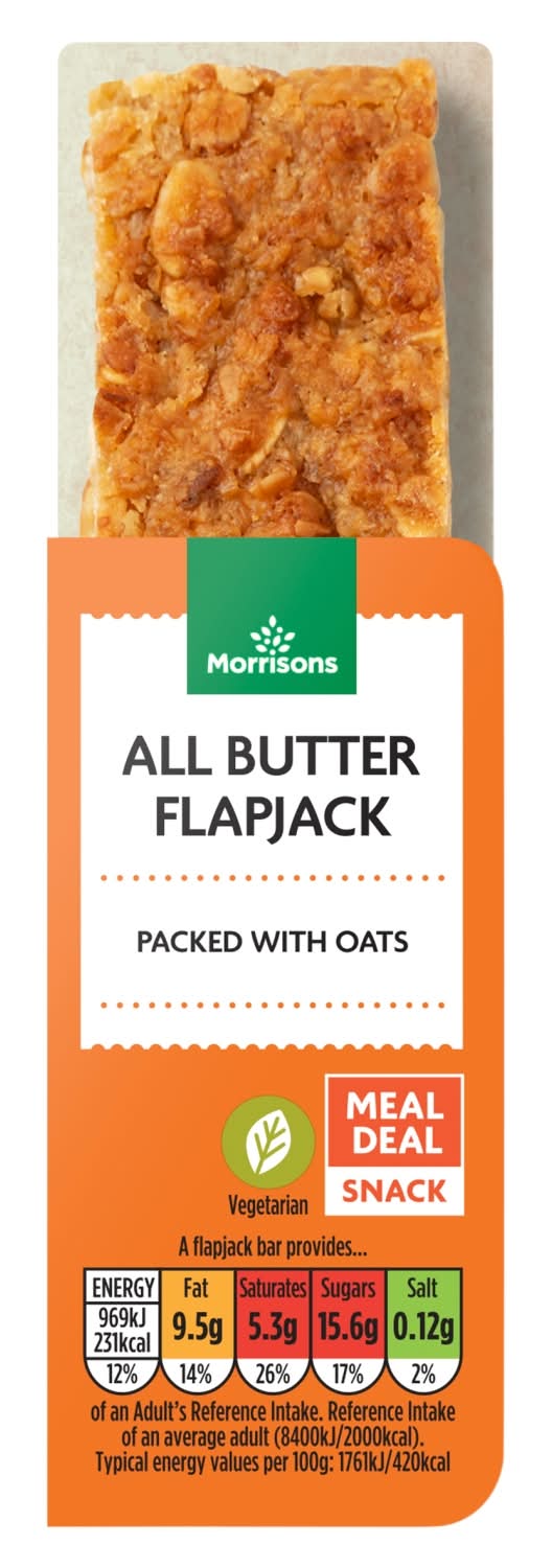 Morrisons All Butter Flapjack Bar (50g)