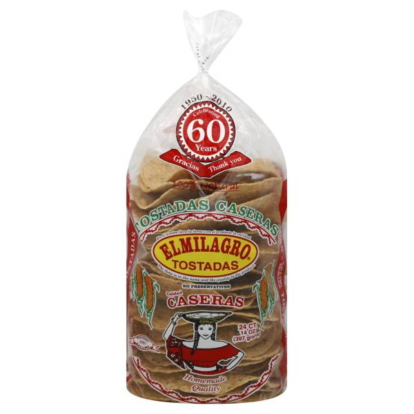 El Milagro Homestyle Tostados (24 ct)