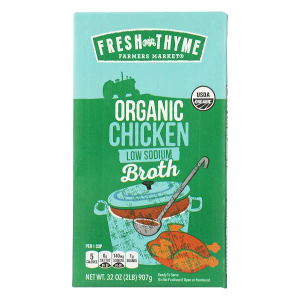 Fresh Thyme Organic Chicken Broth (32 oz)