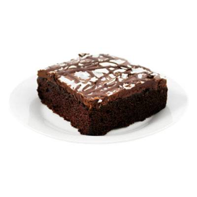 Bakery Cake Slice Triple Chocolate Fudge 1 Count