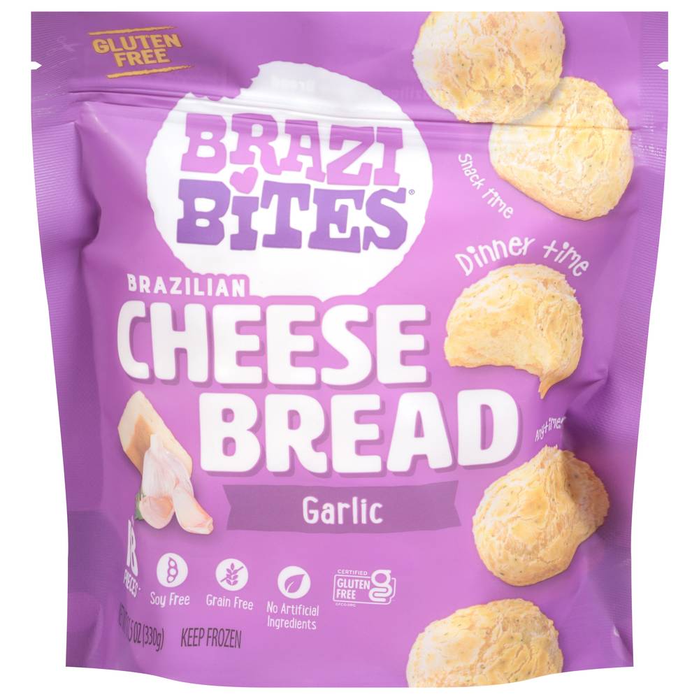 Brazi Bites Brazilian Garlic Asiago Cheese Bread (11.5 oz)