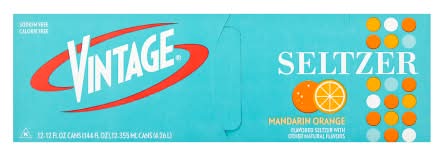 Vintage Mandarin Orange Seltzer (12 x 12 fl oz)