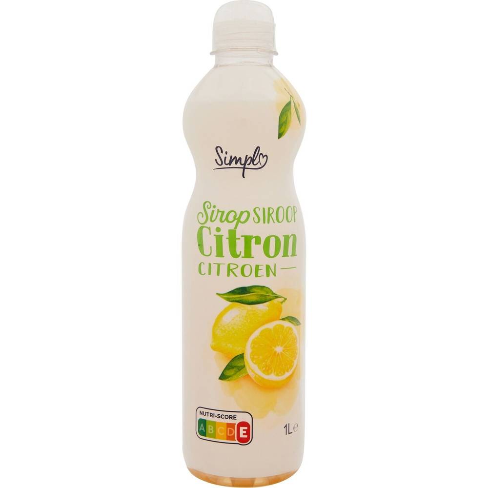 Simpl - Sirop de citron (1 L)