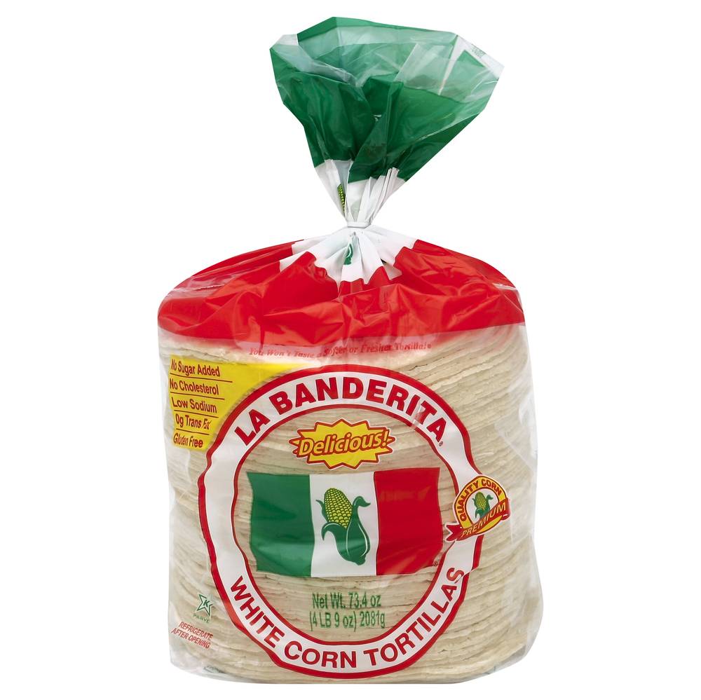 La Banderita White Corn Tortillas (4.14 lbs)