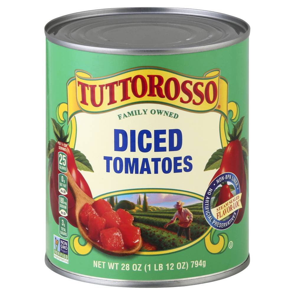 Tuttorosso Tomatoes Diced (1.75 lbs)